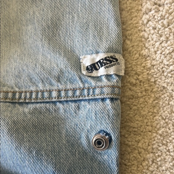 VINTAGE ANA GUESS light Blue Denim Cargo Pants - Picture 2 of 8